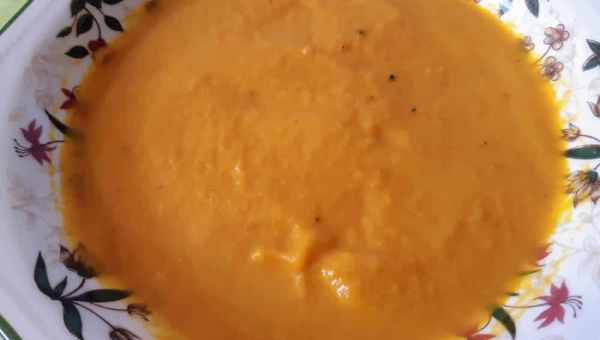 Crema de zanahoria especiada